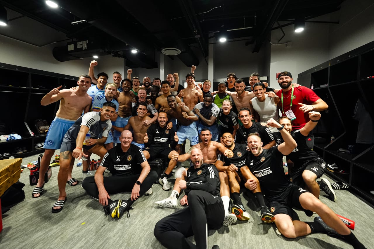 Locker room after the match against the Inter Miami at Chase Field in Fort Lauderdale, FL on Wednesday May 29, 2024.