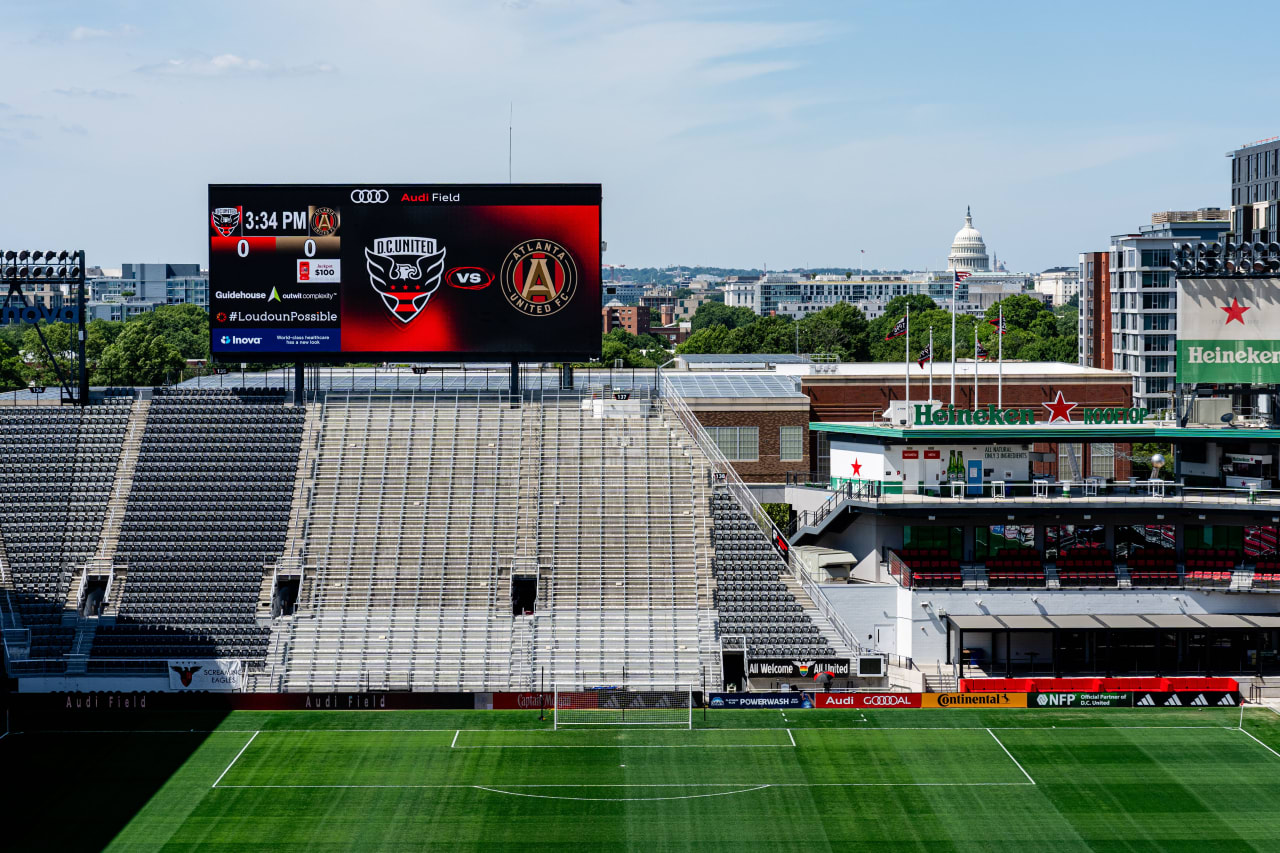 Scene setter image before the match against D.C. United at Audi Field in Washington, D.C. on Wednesday, June 19, 2024.