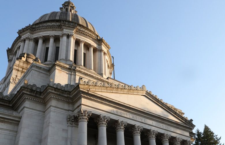 The Washington State Capitol building on Tuesday, May 16, 2023, in Olympia, Washington.