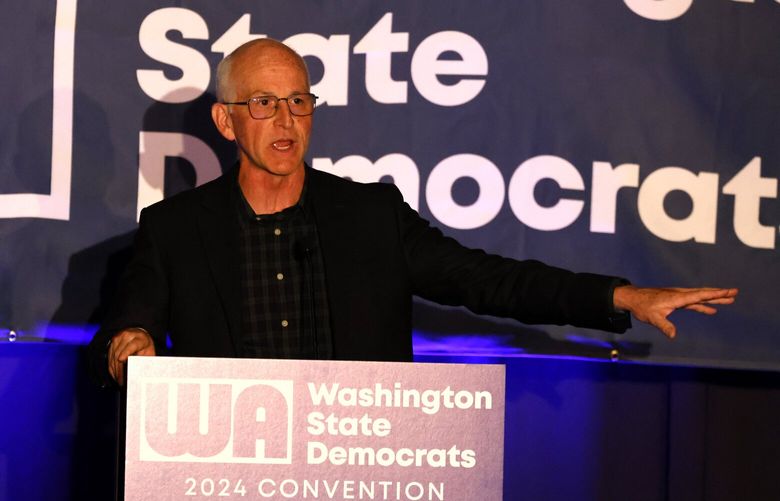 U.S. Rep. Adam Smith, D-WA, at the Washington State Democratic Convention held in Bellevue on Saturday, June 22, 2024.