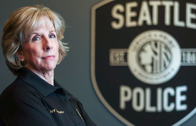 Sue Rahr, Seattle Police Department’s new acting chief in Seattle, Washington, on June 28, 2024. 227373