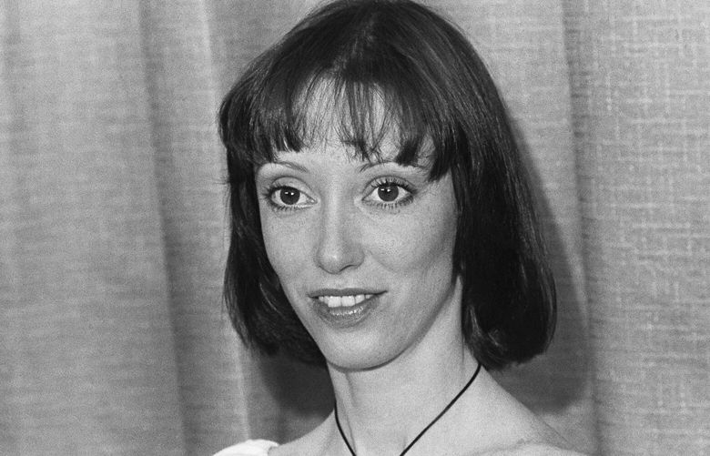 FILE – In this May 23, 1977, file photo, actress Shelley Duvall is seen in Cannes, France. Duvall, whose wide-eyed, winsome presence was a mainstay in the films of Robert Altman and who co-starred in Stanley Kubrick’s “The Shining,” has died. She was 75. (AP Photo/Jean Jacques Levy, File) GAAK404 GAAK404