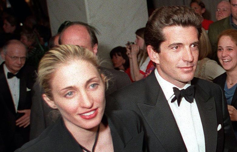 John F. Kennedy Jr and his wife Carolyn Bessette leave at the end of the White House Correspondent’s annual dinner in Washington, D.C., on May 1, 1999. (Manny Ceneta/AFP via Getty Images/TNS)