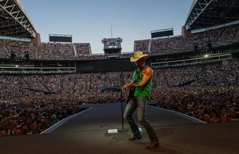 Kenny Chesney performs at Lumen Field in Seattle Saturday, July 13, 2024. (Allister Ann)