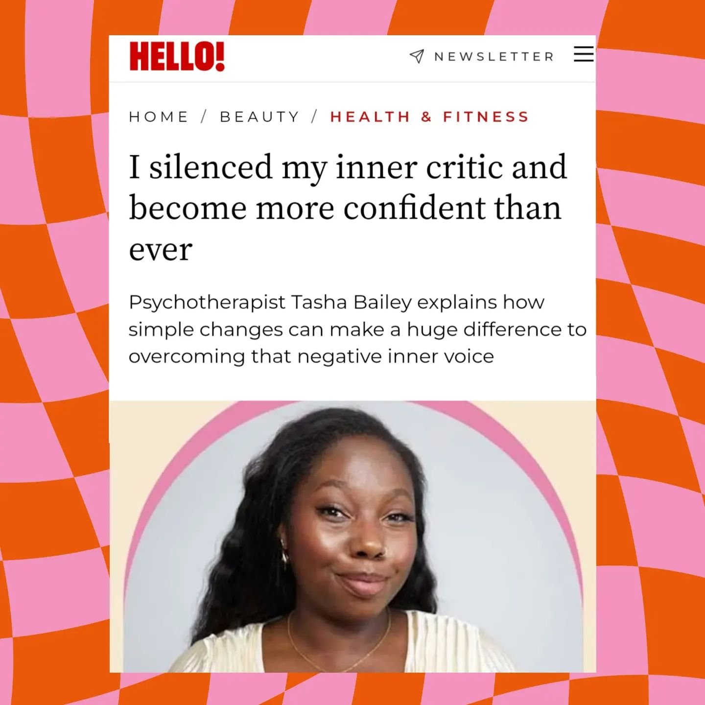 Pinch-me moment! Featured in @hellomag!

Confidence has never been my strength. 🌱

I'm one of those people who look cool, calm and collected on the outside. But in reality, I'm shaking like a leaf. Thanks to my inner critic.

Just like most of us, I