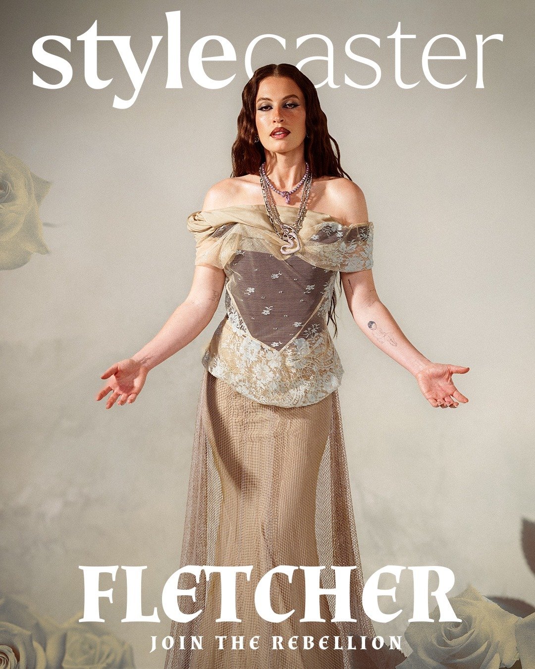 Introducing StyleCaster's 2024 Pride tribute: The Exist Issue, featuring FLETCHER, the powerhouse artist who fearlessly blends glossy pop with raw, heart-on-her-sleeve lyrics.

@findingxfletcher spoke with sophiehansonwrites about her latest album, '