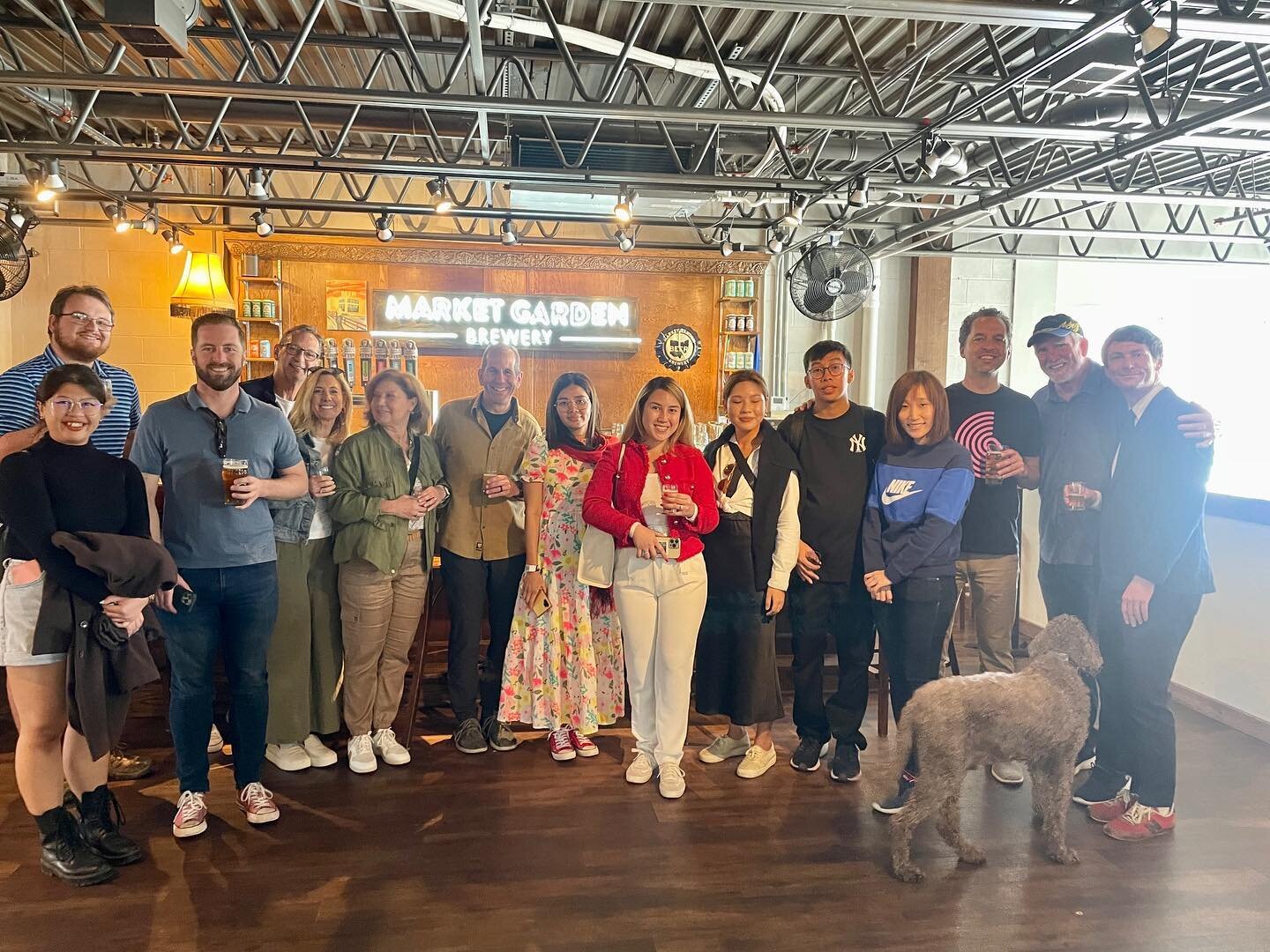 Thank you to Councilman @KerryPMcCormack, County Councilman Martin Sweeney, @Global.Cleveland, &amp; @YSEALI_Official for joining us on a Brewery Tour and lunch at @MarketGardenBrewpub! Cheers &amp; beers friends! 🍻

#marketgardenbrewery #beerforpeo