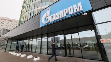 Gazprom Zentrale in Sankt Petersburg.
