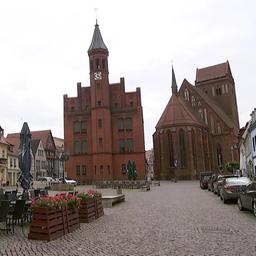 Ein Platz im brandenburgischen Perleberg