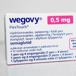 Packung des Abnehmmittels «Wegovy» des Pharmakonzerns Novo Nordisk.