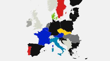 Screenshot: Interaktive Karte EU-Wahl in Europa