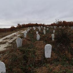 Friedhof an der Grenze zwischen Griechenland und Türkei.