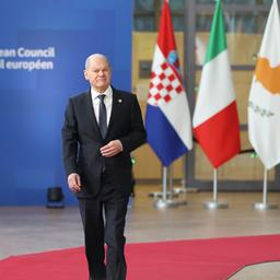 Olaf Scholz, Bundeskanzler von Deutschland, trifft zu einem EU-Sondergipfel ein (Archivbild).