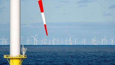 Offshore-Windkraftanlagen auf der Nordsee.