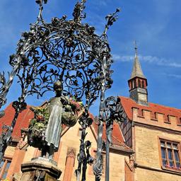 Der Gänseliesel-Brunnen in Göttingen