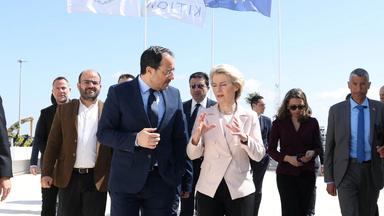 Ursula von der Leyen mit Nikos Christodoulides