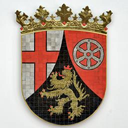 Wappen von Rheinland-Pfalz im Mainzer Landtag