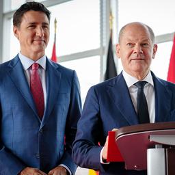 Justin Trudeau und Olaf Scholz