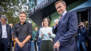 Robert Habeck, Annalena Baerbock und Christian Lindner