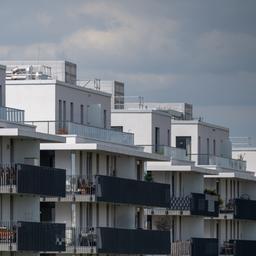 Blick auf Neubau-Wohnungen