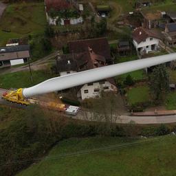 Transport eines Windradflügels