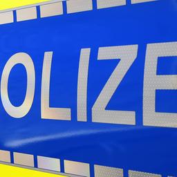 Tür eines Polizeiautos 