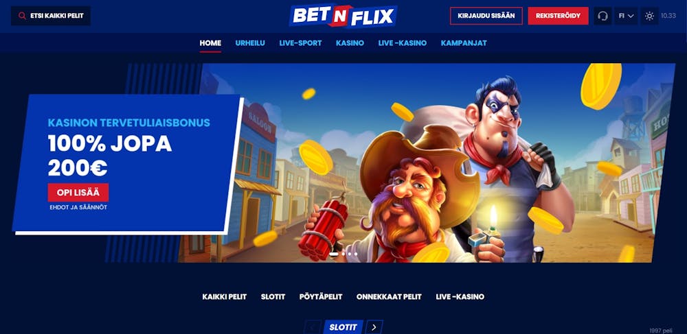 BetNFlix etusivu