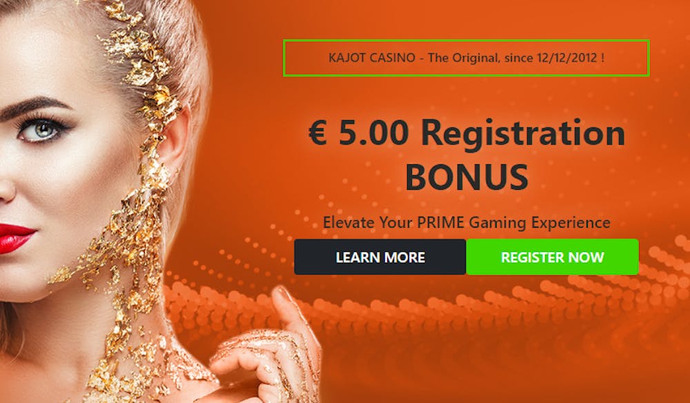 Ilmaisen pelirahan casino bonus Kajot Casinolla.