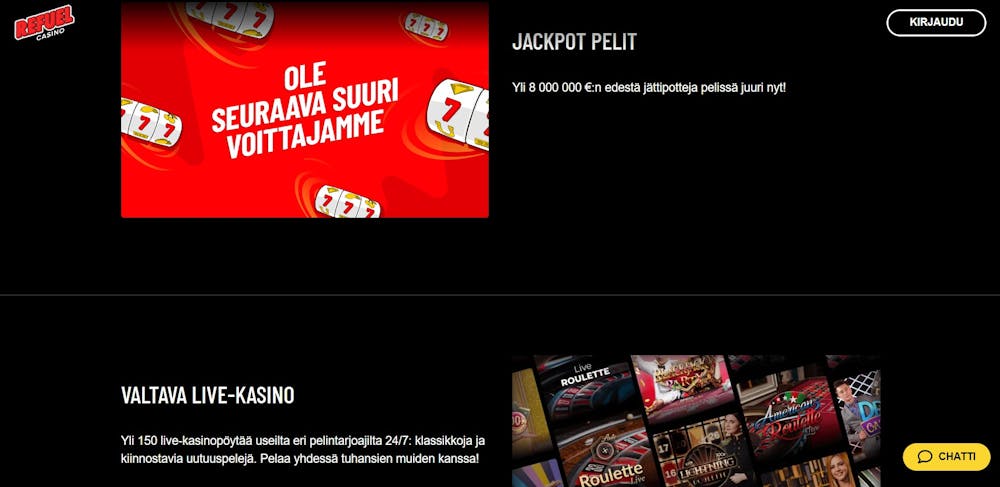 refuel casino pelit