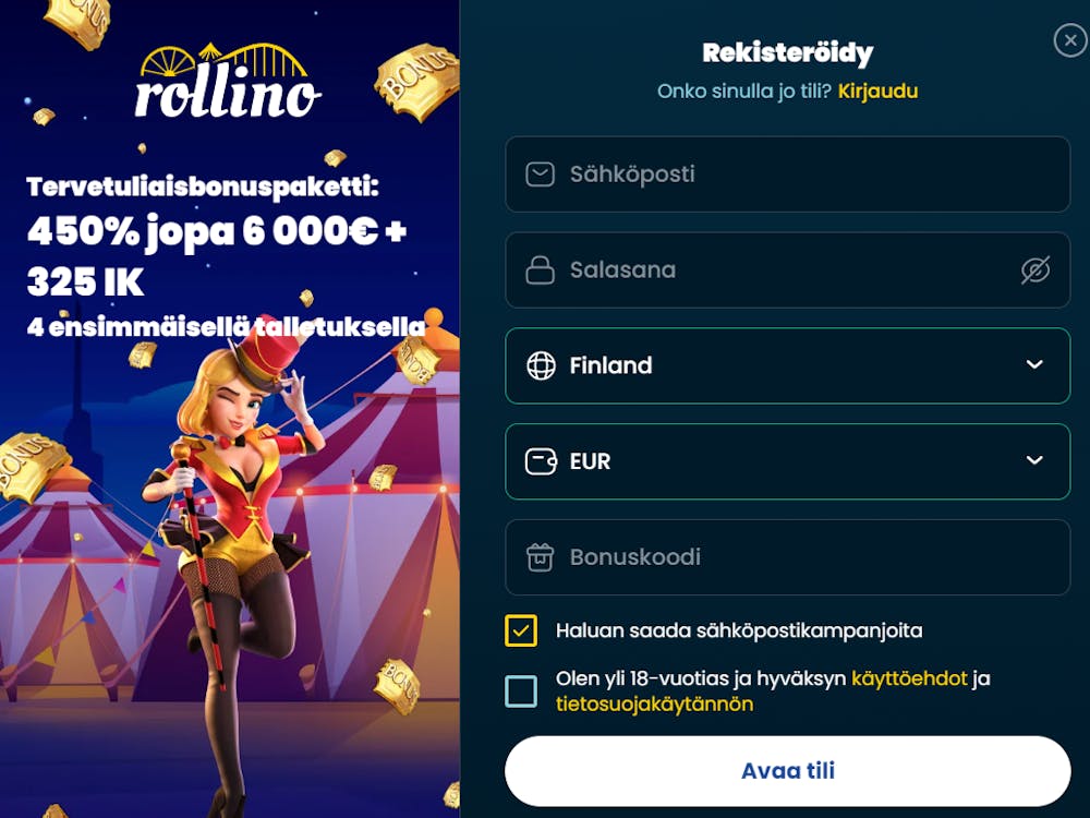 rollinon login