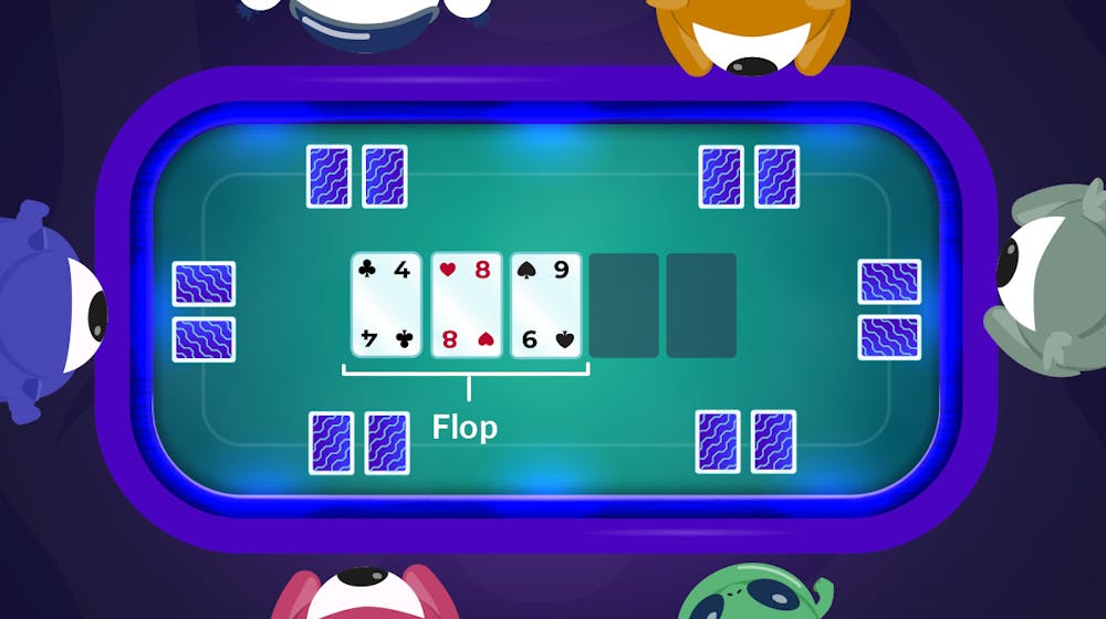 Texas Holdem flop