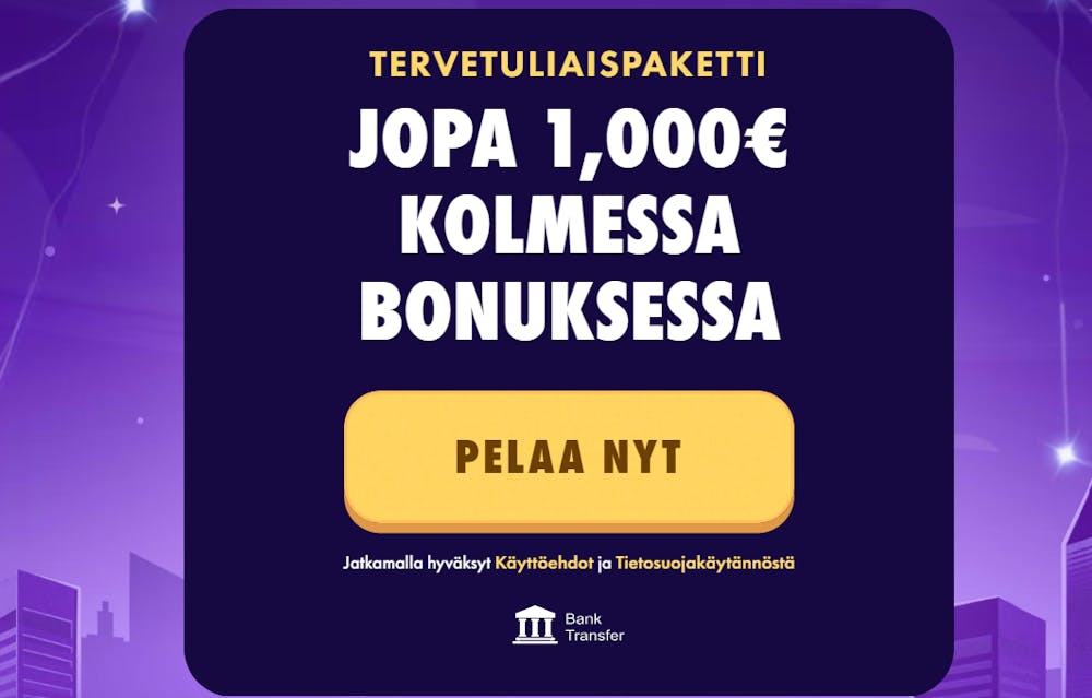 Polestar Casinon tervetuliaisbonus.