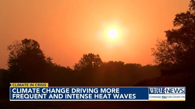 Climate change driving more frequent and intense heat waves
