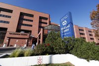 exterior of the Veterans Affairs Department hospital is shown in east Denver