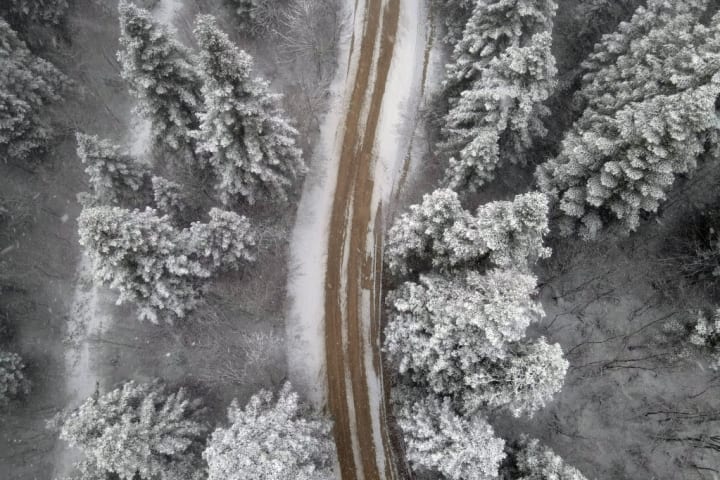 Snowfall in Turkiye's Kastamonu