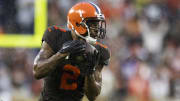 Nov 27, 2022; Cleveland, Ohio, USA; Cleveland Browns wide receiver Amari Cooper (2) makes a first down reception against the Tampa Bay Buccaneers during overtime at FirstEnergy Stadium. Mandatory Credit: Scott Galvin-USA TODAY Sports