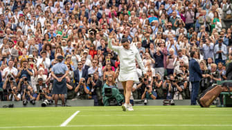 Jabeur lost to Vondrousova in straight sets in the 2023 Wimbledon final.