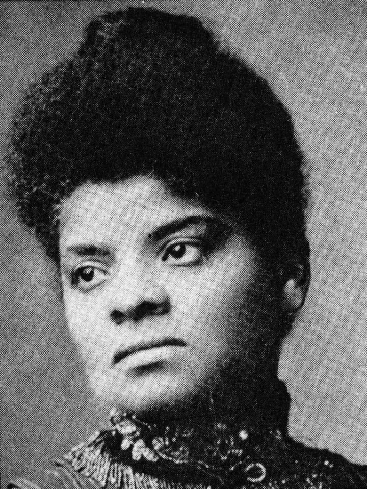 Portrait of journalist and suffragist Ida B. Wells.