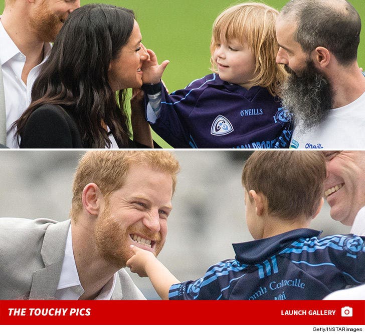 Meghan and Prince Harry -- Getting Handsy in Ireland