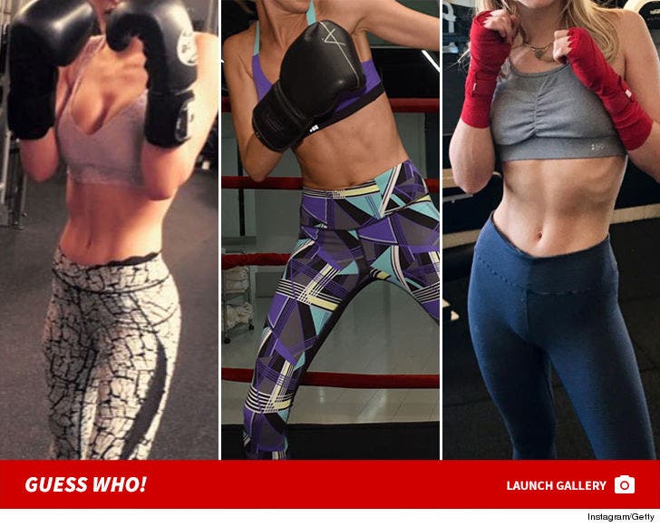 Boxing Babes -- Guess Who!