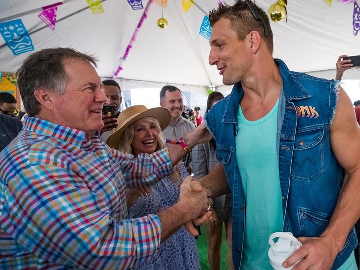 bill belicheck rob gronkowski