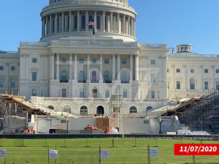 Inauguration Day Construction Underway