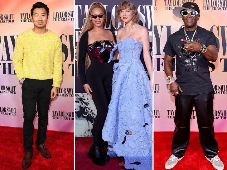 Celebs At Taylor Swift's 'The Eras Tour' Movie Premiere