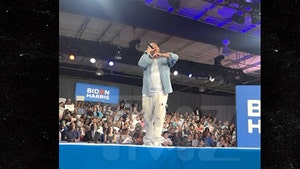 Fat Joe and E-40 Hype Crowd at President Biden's North Carolina Rally