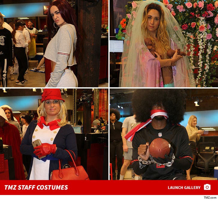 TMZ Staff Halloween Costumes 2017