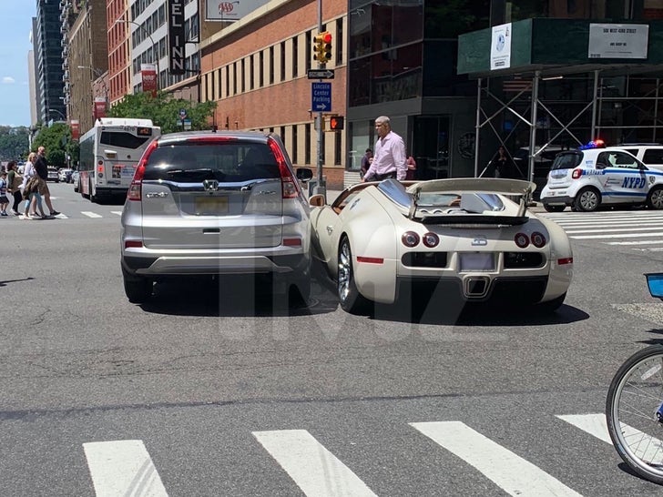 Tracy Morgan's Brand New Bugatti Sideswiped in NYC