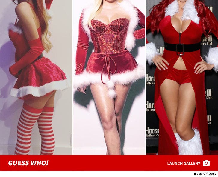 Sexy Celeb Santas -- Guess Who!