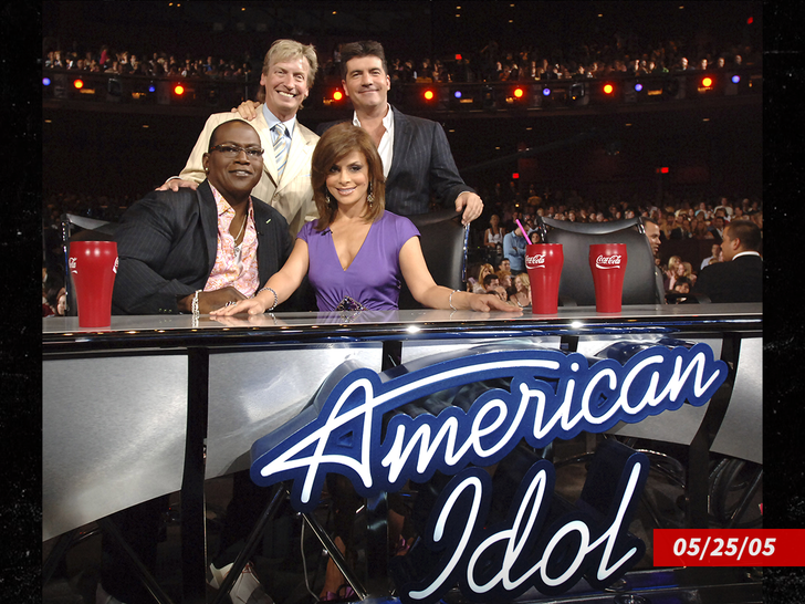 Paula Abdul and Nigel Lythgoe american idol