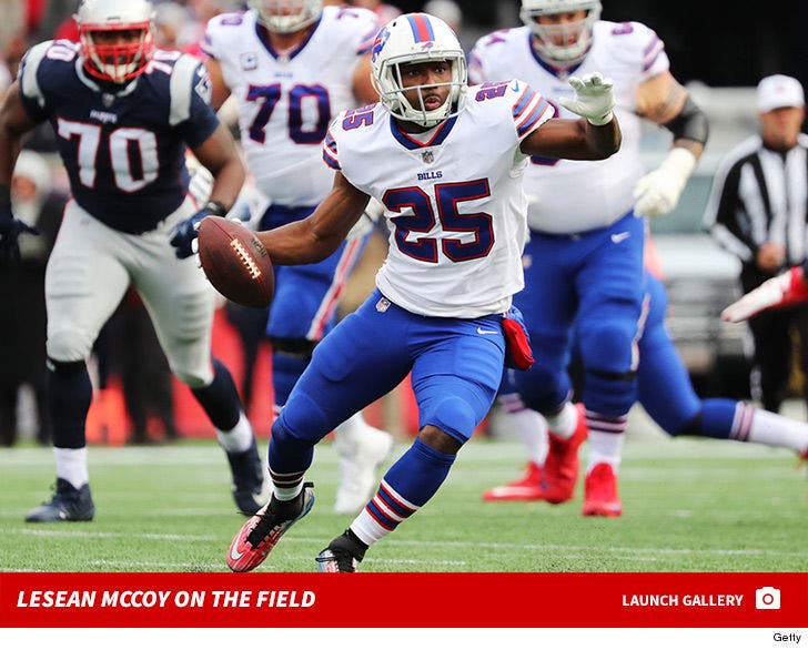 LeSean McCoy on the Field