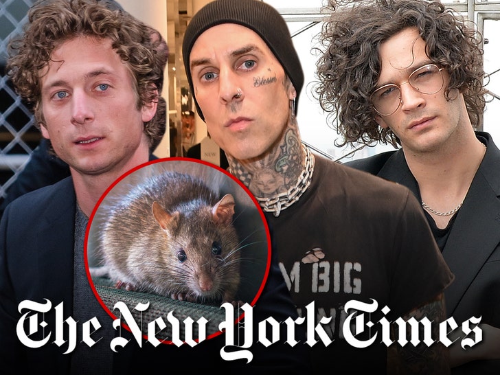 jeremy allen white travis barker and matty healy